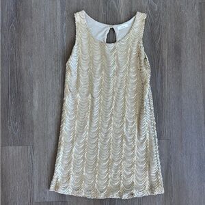 Cute Gold Sequins going out dress